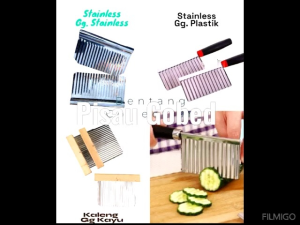 Gobed Pisau Acar Pisau Kentang Stainless