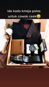 giftbox hampers cowok kado kmeja polos cowok panjang pendek kado cowok murah