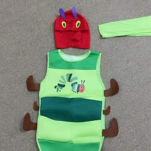 READY STOCK Cosplay Children Kids Caterpillar Insect Costume Story Book Character Movie TV Cartoon Character Bugs Costume