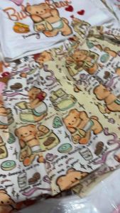 ชุดเซตเสื้อ กป ลาย น่ารัก ผ้าดีคะน่ารักผ้าคอตตอล