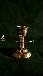 TEMPAT LILIN UNYIL TL 1 CANDLESTICK KUNINGAN MINI