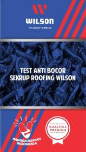 Baut 12x 40 Isi 375 pcs ROOFING SCREW KUNING / BAUT ATAP / SEKRUP ATAP 12x40 (4 cm ) WILSON