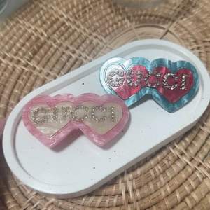 ของผู้นาน งานพรีเมี่ยม กิ๊บติดผมลายหินอ่อน GG กิ๊บสปริง - พร้อมส่ง