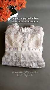 DFT ZS Narumi •Seorina •Farika •Fatiha •Aldisa •Hijaya Dress Pesta Lebaran / Dress Ceruty Plisket Mayung