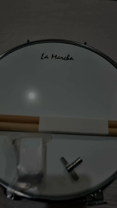 Sports in Style La Marcha Snare Drum Size 14x4 Inches Silver