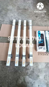 1 SET Handle Pintu Rumah 33cm 45cm 60cm Full Stainless Motif 4