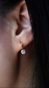 (Bebas beli 2 dapat bonus) COD A149 Anting zircon pesta simple kecil wanita Korea