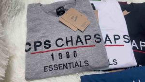 เสื้อยืดแขนสั้น งานปัก CHAPS1980 (รุ่นใหม่) ผ้าคอตตอน SMLXL สำหรับชายและหญิง