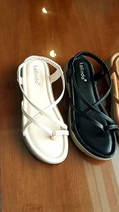 SANDAL WANITA TALI LOLINDA CASUAL ELEGAN MULES TALI BELAKANG KOMBINASI KARET NYAMAN ENTENG ANTI SLIPRN180