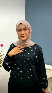 Gamis klok A Batik Pekalongan pakaianwanita bahan Twil original