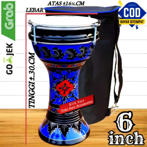 Tumbuk Pinggang Anak 6.inch Hitam Biru Rolling Putih