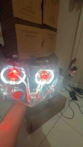 Paket reflektor plus Biled ala 45 inc vario tecno 125 kzr kualitas Terbaik joss