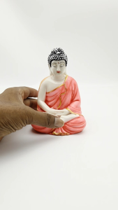 Handcrafted Blessing Lord Buddha Idol | Home Office Decor | Meditation Rooms | Gift for Housewarmings BU0121