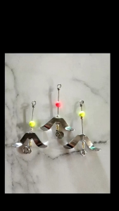 ชุดใบพัดหน้า 3 แบบ หรือ พร้อมตะขอ 6/0#7/0# หรือ พร้อมปลายางตกปลาช่อน ชะโด