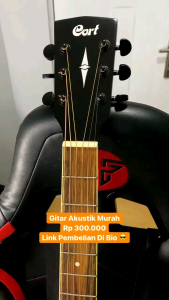 Gitar Akustik Elektrik Cort AD 810: Berkualitas Tinggi & Packing Kayu Gratis