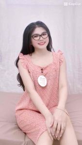 Bộ lửng vải mango cổ vuông đính nút xinh xinh kupong shop