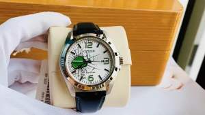 ĐỒNG HỒ NAM CHÍNH HÃNG Citizen AW1431-24W Eco Drive Hulk Marvel Limited Edition Black Leather For Men