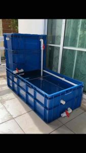 บ่อปลา Namdee 140 ลิตร 2IN1 ระบบกรองกายภาพเเละชีวภาพ