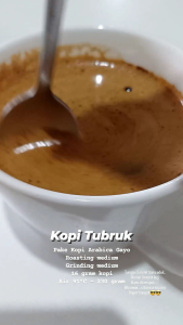 KOPI ARABICA GAYO SPECIALTY 100gram BIJI ROASTBEAN & BUBUK HALUS MURNI DARI TOKO ACEH.