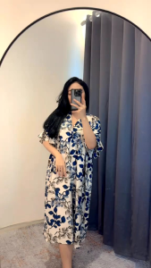 Terbaru Daster Aurelie Bahan Rayon Santung Busui Frenly