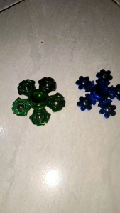 Mainan Hand Spiner Bola Besi Chrome Besar Warna Dikirim Random