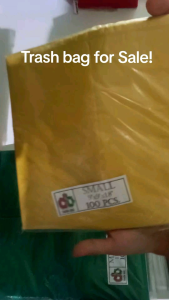 TRASHBAG/GARBAGE BAG (FLAT FOLDED ROLLS BLACK COLORED and CLEAR