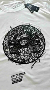 Kaos Spyderbilt Putih Logo 0199 T-shirt Distro Surfing Pria Lengan Pendek Oblong Motif Terbaru Keren