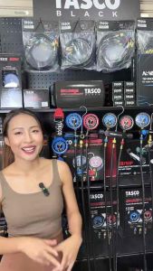 เกจเดี่ยว TASCO BLACK รุ่นTB100 ll วัดน้ำยาแอร์สเกล R32R410A