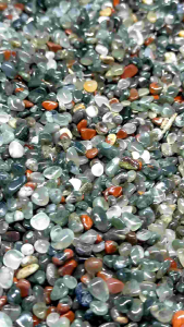 Natural Pebble Type Bloodstone Purify Gravel Stone/天然鹅卵型血石消磁净化石