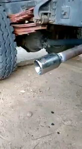 KNALPOT SRIGALA KHUSUS TRUK TURBO RODA 6 BLUE FIRE SUARA SPOK SPOK