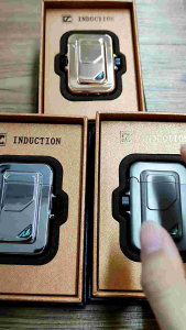 Windproof Lighter Stress Relief Gyro induction Gas Lighter/Laser Engraved