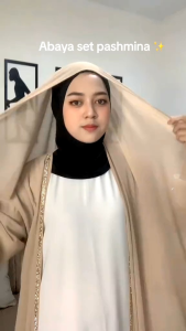 New Abaya Gamis Dress Maxi Abaya Saudi Abaya Termurah 810 PAYET SWAROSKI BEST SELLER EDISI LEBARAN OUTER INNER PASHMINA