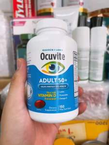 Viên Uống Bổ Mắt Ocuvite Adult 50+ Cho Người Lớn Trên 50 Tuổi 150 Viên Của Mỹ - Date 11/2025 Vitamin D Cho Mắt Khỏe Sản Phẩm Chăm Sóc Mắt Từ Bausch & Lomb Uống Mỗi Ngày 1 Viên Sau Bữa Ăn - Lazada