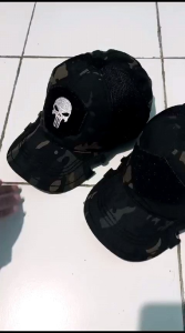 Topi Coak Tactical Loreng Multicam Black