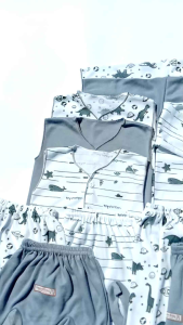 Promo Setelan 18 Pcs Bayi Baru Lahir Abu Abu Motif Terbaru Newborn Set Pakaian Gift Kado Pou Baby