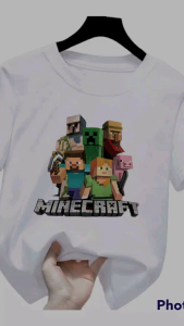 Kaos Anak Minecraft Untuk Usia 2 Sampai 10 Tahun