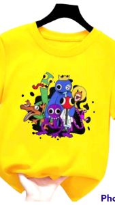 kaos anak rainbow friends renbofren usia 2 sampai 10 tahun