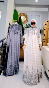 DRESS GAMIS MODE KANAYA SET 2 TERBARU BY AZKIYA