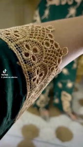 Setelan Arab Renda Size Jumbo Ld 130cm