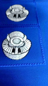 BADGE AIRBORNE OR BADGE DIVER WITH VELCRO 1PC