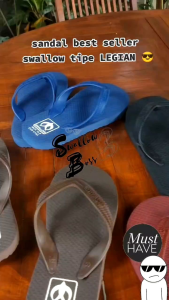 SANDAL JEPIT SWALLOW TIPE LEGIAN | SENDAL PROMO PRIA / WANITA - KARET TEBAL - WARNA POLOS DAN KEREN - ANTI SLIP