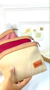 GFR - Minie Noora By Salisa Pouch wanita multifungsi murah Pouch muat make up/hp bahan chocoly anti air