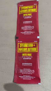 mite free shampoo SOLD PER 1 SACHET