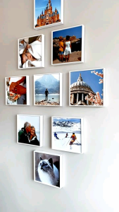 CETAK FOTO PLUS BINGKAI LAMINASI 20X20CM