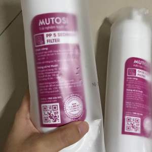 [CHÍNH HÃNG] Bộ lõi lọc Đúc 123 MUTOSI - Bộ 3 lõi lọc thô đúc nguyên khối nối nhanh