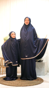 1-12TH Kids Mukena Renda Mukena Anak Bahan Satin premium motif Zaida