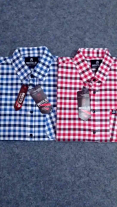 Becco ORI. Kemeja Pendek Kotak Katun Yanded Pria Cowok Premium by28