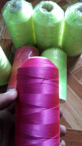 Benang nilon merk IEM. ukuran 210/D3. warna stabilo. warna pink isi 2000 meter