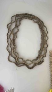 งานไม้แต่งบ้าน ติดผนัง ทำจากเถาวัลย์ ดัด Abstract 120x90 cm. Handmade Rustic Driftwood Wall Art.