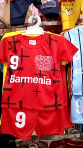 Setelan Kaos Anak Laki 1-7 Tahun Setelan Bola Jersey Bola Timnas Indonesia No 9 Murah Meriah